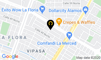 Mapa de Moreno Córdoba Carlos en Cali