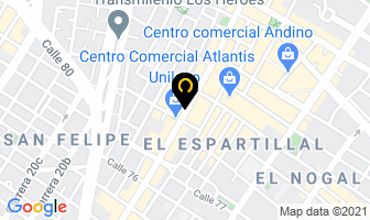 Mapa de Moreno Gustavo en Bogotá D.C