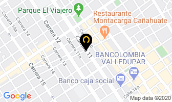Mapa de Morón Durán Lucas en Valledupar