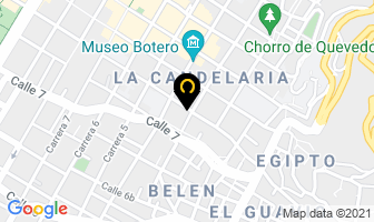 Mapa de Moros Y Cristianos en Bogotá D.C