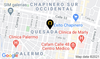 Mapa de Mosquera Perea Carolina en Bogotá D.C