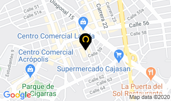 Mapa de Motel Ankara en Bucaramanga