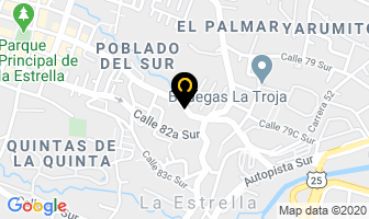 Mapa de Motel El Bosque en La Estrella