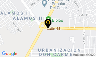 Mapa de Motel Hollywood en Valledupar