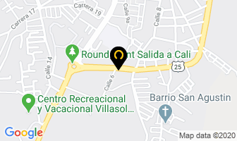 Mapa de Motel Olafo en Cartago