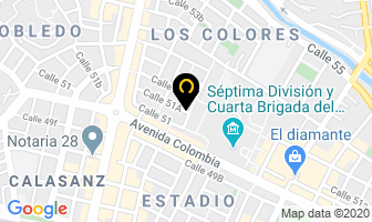 Mapa de Motivar Montes en Medellín