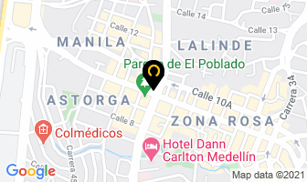Mapa de Motivarios en Medellín