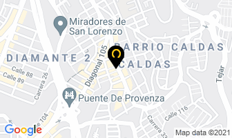 Mapa de Moto Expresso en Bucaramanga