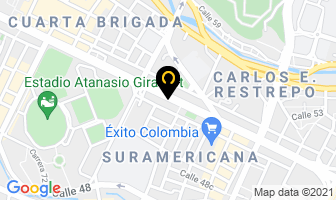 Mapa de Moto Grùa en Medellín