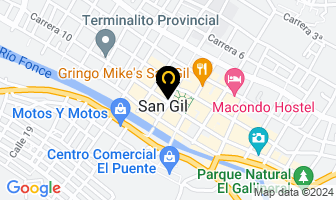 Mapa de Moto Neal en San Gil