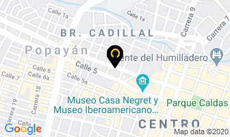 Mapa de Moto Racing en Popayán