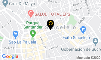 Mapa de Moto Repuestos Jv en Sincelejo