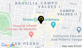Mapa de Moto Repuestos La 47 en Medellín