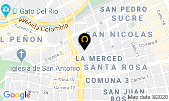 Mapa de Moto Repuestos La Roka en Cali