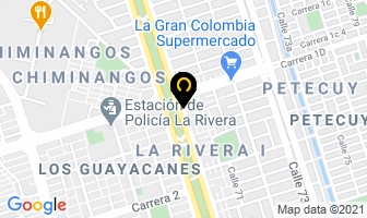 Mapa de Moto Repuestos Líder en Cali