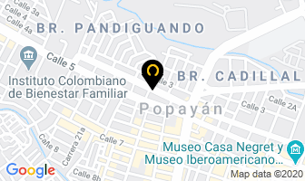 Mapa de Moto Repuestos Nata en Popayán