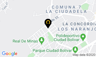 Mapa de Moto Servicios en Bucaramanga