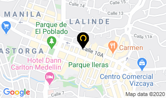 Mapa de Moto Shop en Medellín