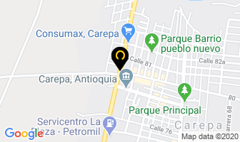 Mapa de Moto Varela en Carepa