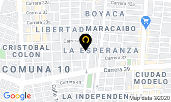 Mapa de Motobombas Luna en Cali