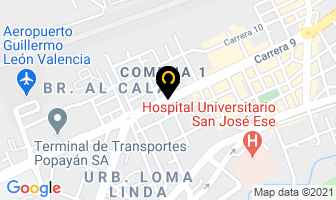 Mapa de Motocenter Colombia en Popayán