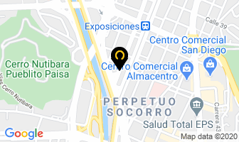 Mapa de Motofrenos en Medellín