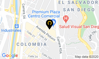 Mapa de Motorcenter en Medellín
