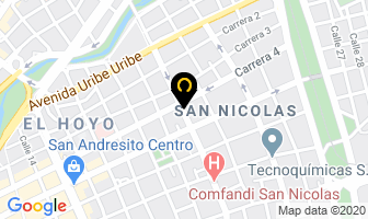 Mapa de Motores Eléctricos Jaser en Cali