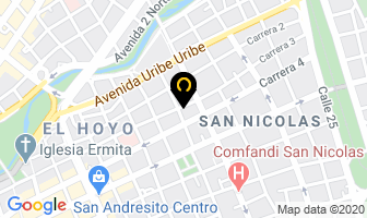Mapa de Motores Electricos Serna en Cali
