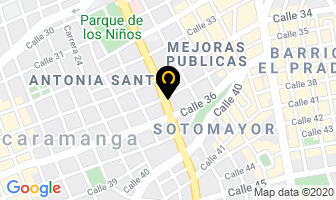 Mapa de Motorysa en Bucaramanga