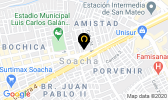 Mapa de Motos Sofi en Soacha