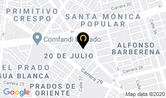 Mapa de Motos Tavo en Cali