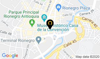 Mapa de Mototek en Rionegro