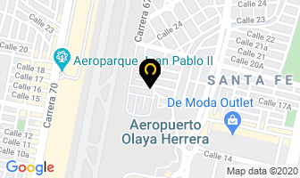 Mapa de Movifull Express en Medellín