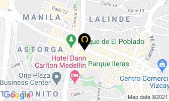 Mapa de Movil Shock en Medellín