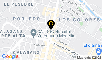 Mapa de Moviles La 80 en Medellín