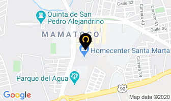 Mapa de Movistar en Santa Marta