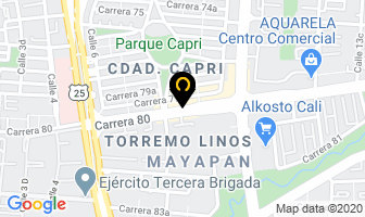 Mapa de Mox Hilos De Plata en Cali
