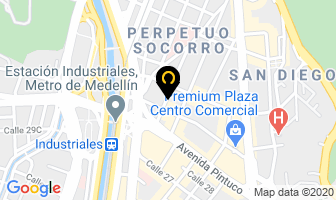 Mapa de Mts Metroentregas en Medellín
