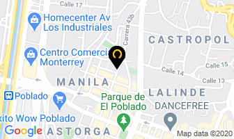 Mapa de Mudanzas Garcia en Medellín