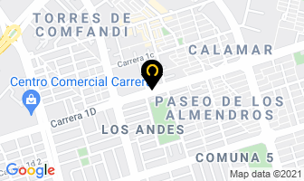 Mapa de Mudanzas Rápido Orozco en Cali