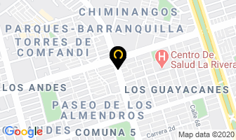 Mapa de Mueblería Caldas en Cali