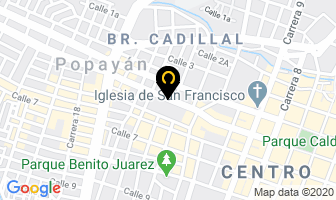 Mapa de Mueblería Caldas en Popayán