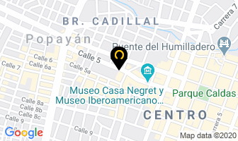 Mapa de Muebleria Confort Muebles en Popayán