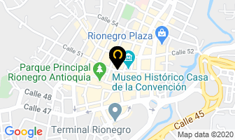 Mapa de Muebleria Fabrialcobas en Rionegro