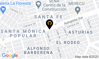 Mapa de Mueblería La Autopista en Cali