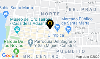 Mapa de Muebles Alvali en Santa Marta