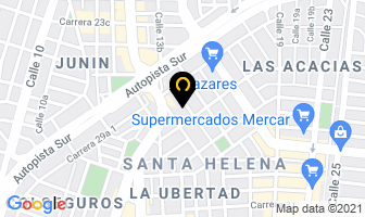 Mapa de Muebles & Créditos en Cali
