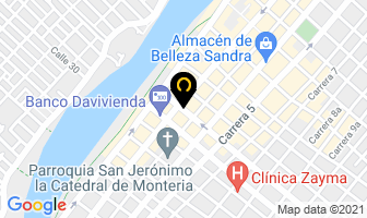 Mapa de Muebles & Decoración en Montería
