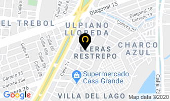 Mapa de Muebles Arquitectonicos Aranda H. Ltda en Cali